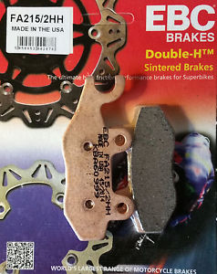 EBC Brakes Double-H Sintered Superbike Brake Pads Rear - FA215/2HH EBC Brakes Double-H Sintered Superbike Brake Pads Rear - FA215/2HH
